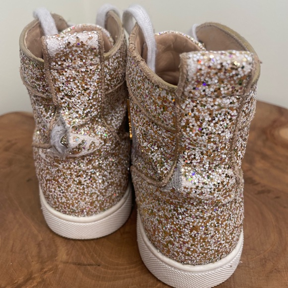 Christian louboutin Bip Bip glitter high top sneakers 38 - Picture 7 of 12